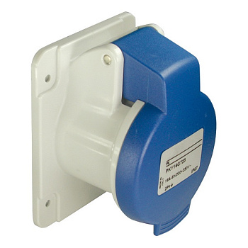 PKF16G423 | Розетка для скрытой проводки, прямая, винтовое соединение, 16А 2P+E IP44 220В, Schneider Electric
