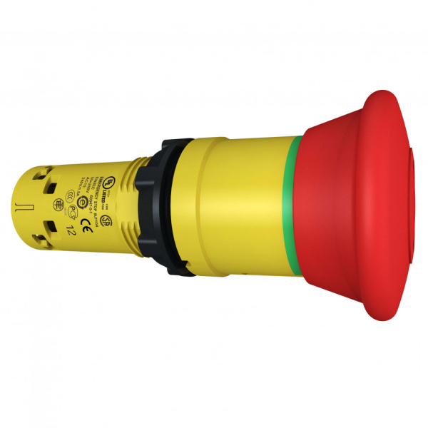 XB7NT845 | Аварийная кнопка, без подсветки, тяни-толкай, красная, 1НО+1НЗ, Schneider Electric