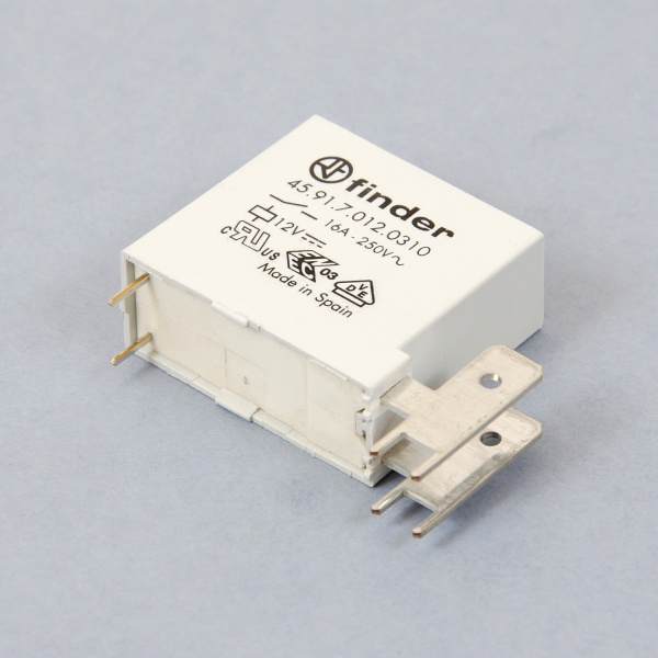 459170120310 | Миниатюрное реле, серия 45, 12В DC чувств., 16А, 1NO, Finder
