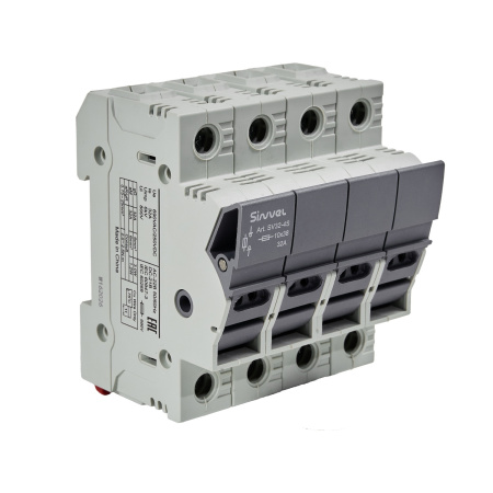 SV32-4S | Модульный ПВР, 32 А, 4Р, для 10х38мм, LED, 690 B AC/ 250 B DC, Sinvel 