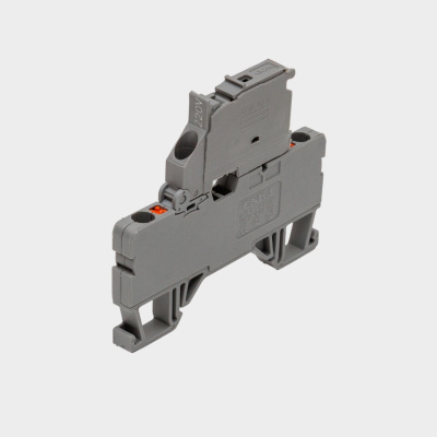 1020258 | OPK 2,5 SLD 220VAC/DC | Клеммник пруж.быстрозажимной (Push in) с держ.предохр.(5х20), 2,5 мм.кв., с и, Onka 
