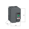 ATV310HU75N4E | Преобразователь частоты, серия ATV310, 7,5 кВт, 17 А, перегрузка 150 %, 380 В, Schneider Electric