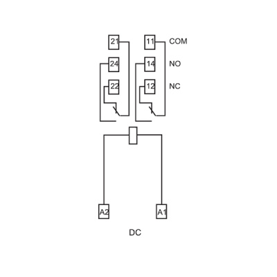 481290055007SMA | Реле безопасности 48 серии, 2CO, катушка 5В DC, 10 шт, Finder