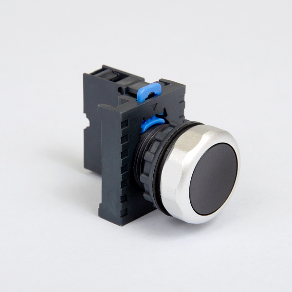 578647 | Кнопка NP8-10BN/2 чёрная, 1НО, IP65, Chint