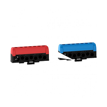 R9H13411 | Шина P/N Pragma 1x35кв.мм и 6x16кв.мм винт. заж. красный/синий до 125A, Schneider Electric