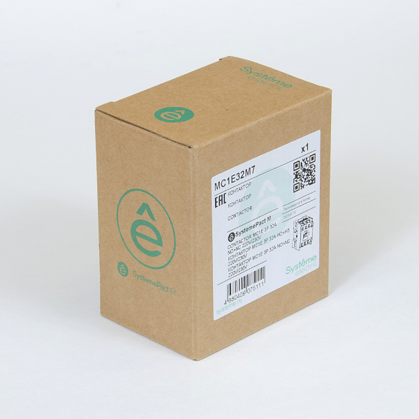 MC1E32M7 | КОНТАКТОР MC1E 3P 32A НО+НЗ 220V/230V 50/60ГЦ (LC1E3210M5), Systeme Electric