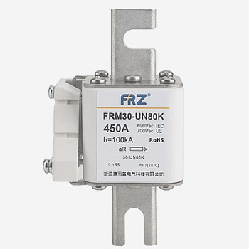 FRM32UN110K AC690 350A | Предохранитель 350 A, AC690, aR, под болт, расст. 110 мм, сигнализатор,аналог SVF-110B2K690-350-aR, FRSI 