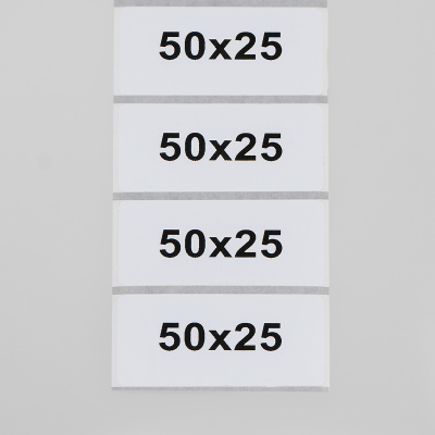 11650250 | Маркировочная наклейка NPP-50х25-W белая (рулон 1100 шт.), Elegir 