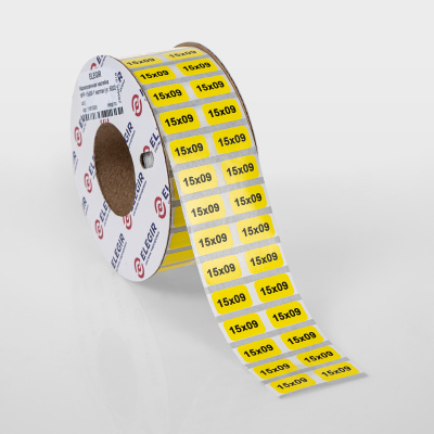 11615091 | Маркировочная наклейка NPP-15х09-Y желтая (рулон - 6000 шт.), Elegir 