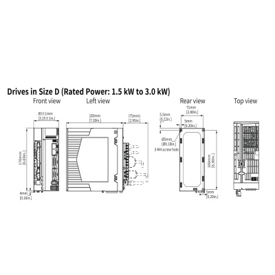 Сервопреобразователь SV670N, 380В, 12А, EtherCat
