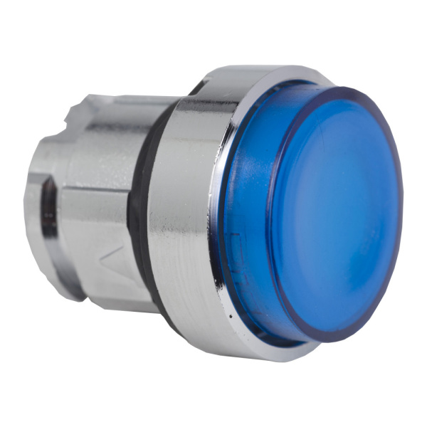 ZB4BW163 | Головка кнопки с подсветкой, синяя, выступающая, Schneider Electric