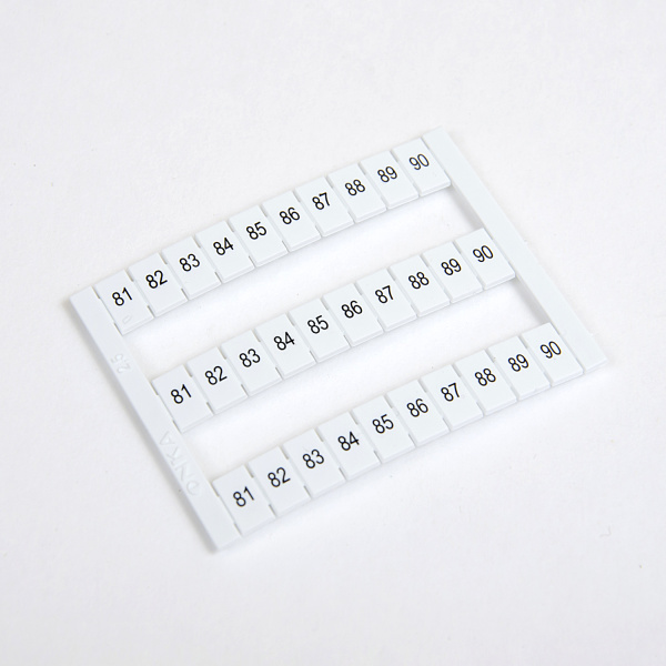 1060385 OD10-2,5 | Горизонт. марк-ка (81-90), для MRK 2,5. MRK 4S. OPK 2,5. OPK 4S. 1 лист - 30 шт., Onka 