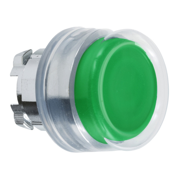 ZB4BP3 | Головка кнопки, силиконовый колпачок, зелёная, Schneider Electric