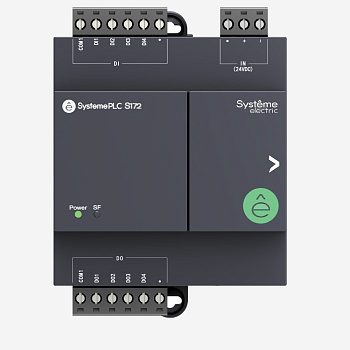 SM172EDM0800 | Дискретный модуль ввода/вывода; 24 VDC; 8 IO: 4 DI, 4 DO (реле), Systeme Electric