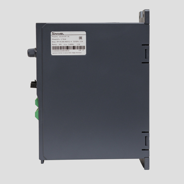 SID100-0R7-3B | Преобразователь частоты SID100, 0,75кВт - 150%, 3ф 380В, тормозной модуль, Sinvel