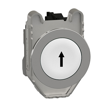 XB4FA3341 | Кнопка без подсветки с возвратом, белая, 1НО, стрелка вверх, Schneider Electric