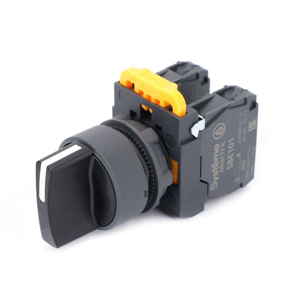 SB5AD25 | Переключатель 2-позиционный, фиксация, 1НО+1НЗ, Systeme Electric