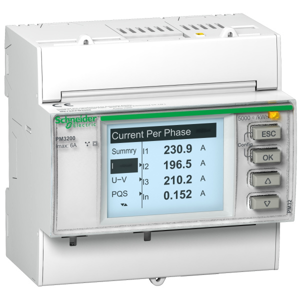 METSEPM3200RU | Счетчик электроэнергии PM3200, Schneider Electric