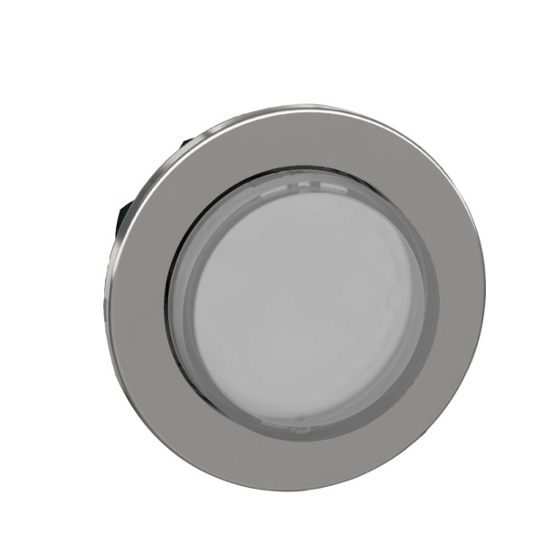 ZB4FH13 | Головка кнопки с фиксацией, белая подсветка, выступающий монтаж, Schneider Electric