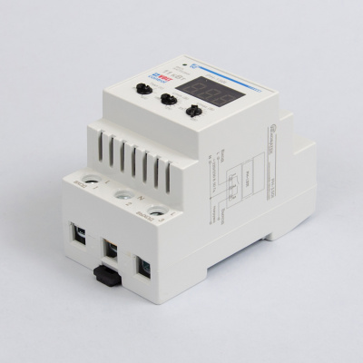 РН-150t | Реле напряжения 50А 220В с вольтметром и термозащитой, Новатек