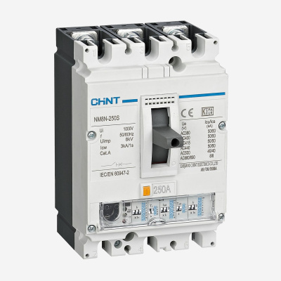 269399 | Автоматический выключатель NM8N-400C EN 3P 400А 36кА с электронным расцепителем, Chint