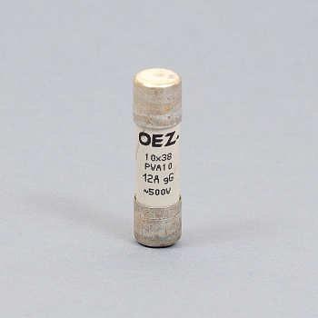 OEZ:40753 | Плавкая вставка, серия PV, 12А, кривая gG, размер 10x38мм, OEZ 
