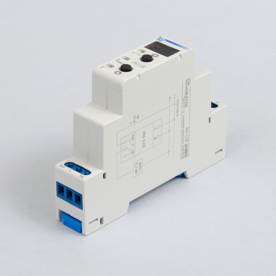 РН-118 | Реле напряжения однофазное 18мм с вольтметром, Новатек