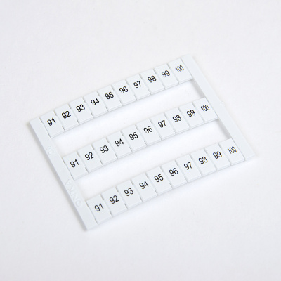 1060386 | Горизонт. марк-ка (91-100), для MRK 2,5. MRK 4S. OPK 2,5. OPK 4S. 1 лист - 30 шт., Onka 