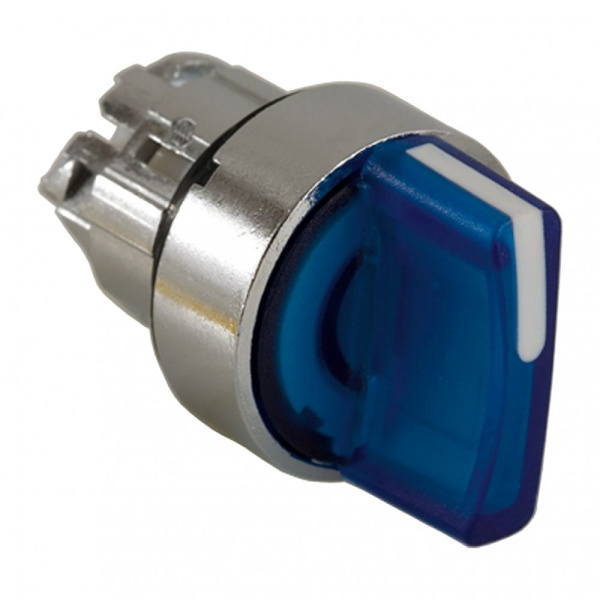 ZB4BK1563 | Головка для переключателя с подсветкой, 3 положения, синяя, Schneider Electric