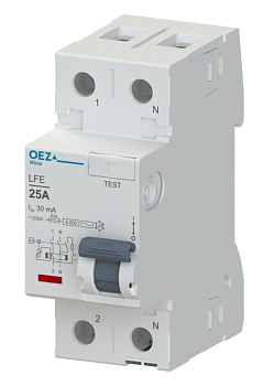 OEZ:42394 | УЗО, серия LFE, 1p+N, 40А, 300мА, тип AC, OEZ