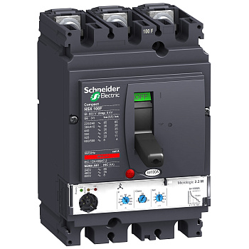 LV429832 | Автоматический выключатель NSX100N Micrologic 2.2M 3P3d 50A 50кА, Schneider Electric