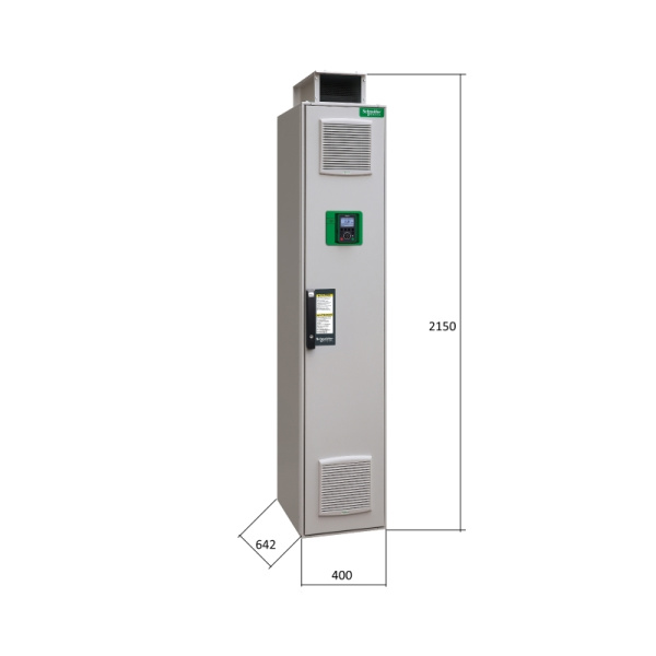ATV630C13N4F | Преобразователь частоты, серия ATV630, 110/132 кВт, 211/250 А, перегрузка 150/110%, 380B, Schneider Electric
