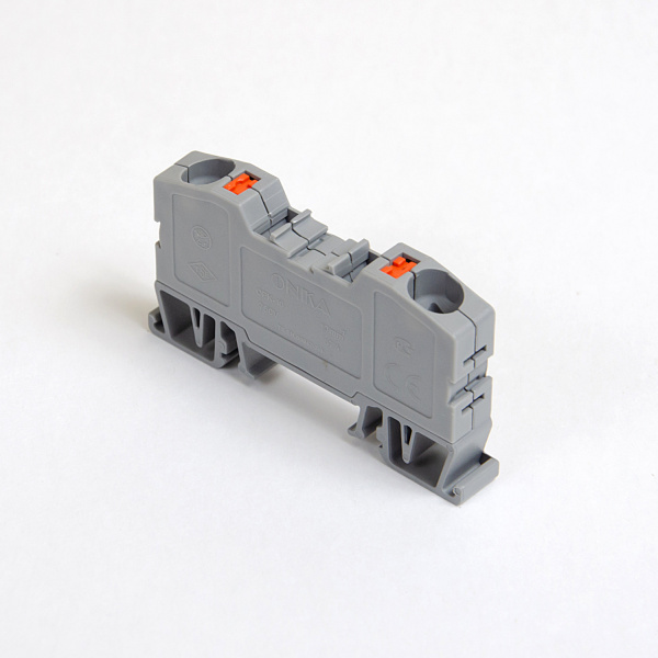 1020044 | Клеммник пружинный быстрозажимной (Push in), 10мм.кв. (серый), 1532, Onka