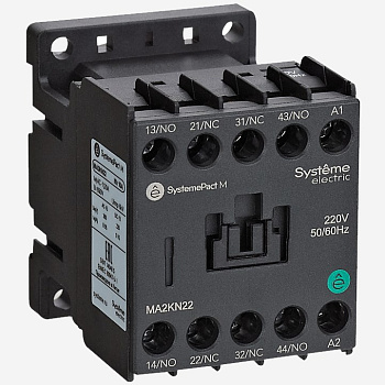 MA2KN40Q7 | ПРОМЕЖУТОЧНОЕ РЕЛЕ MA2K 4НО AC380V 50/60Hz, Systeme Electric