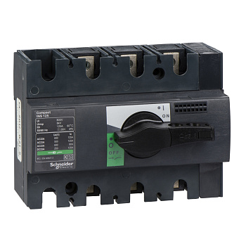 28910 | Выключатель нагрузки INS125 125 A 20кА 3P, Schneider Electric