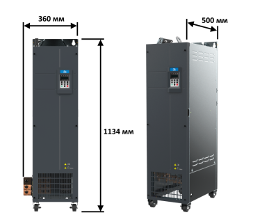 MD290T250P | Преобразователь частоты, серия MD290, 250 кВт, 465 А, перегрузка 110%, 380B, Inovance