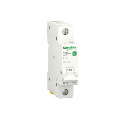 R9F12116 | Автоматический выключатель кривая С 16А 1P 6кА, Schneider Electric