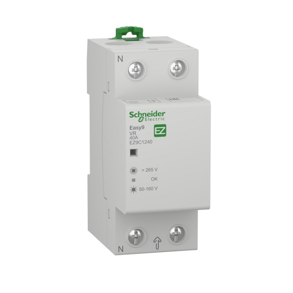 EZ9C1240 | Реле напряжения однофазное Easy9 1P+N, силовой контакт 40А, 230В, Schneider Electric