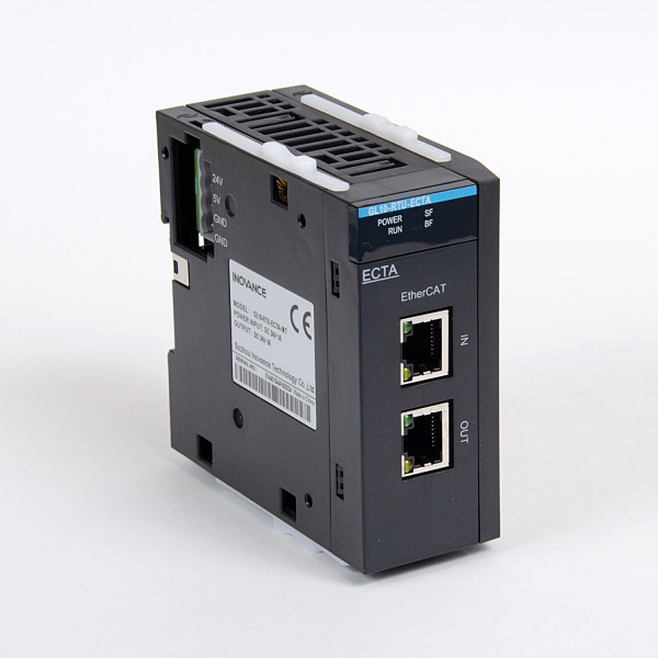 GL10-RTU-ECTA | Коммуникационный модуль EtherCAT (автоматическое сканирование), порт LAN RJ45, Inovance