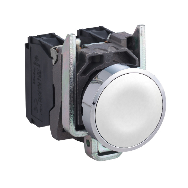 XB4BA11 | Кнопка с возвратом, белая, 1НО, Schneider Electric