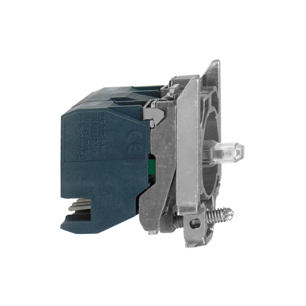 ZB4BW0B334 | Корпус кнопки с подсветкой, 24В AC/DC, зелёная, 2НО, Schneider Electric
