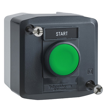 XALD101H29 | Кнопочный пост, 1 кнопка "Start" с возвратом, маркировка над кнопкой, 1 НО, Schneider Electric