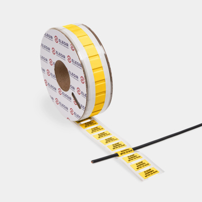 21506211 | Маркер плоский MFSS-2X-6-20/1-Y желтый (уп. 700 шт.), Elegir 