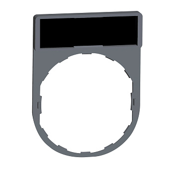 ZBY2101C0 Этикетка черная, без маркировки, C0, Schneider Electric 