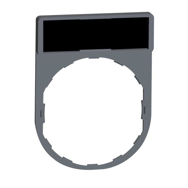 ZBY2101C0 Этикетка черная, без маркировки, C0, Schneider Electric 