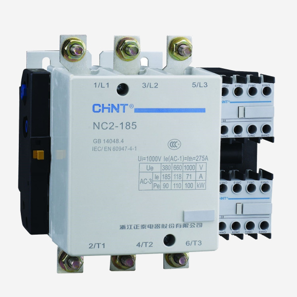 671436 | Контактор NC2-185/4 185А 4P 220-240В/АС3 50Гц, Chint