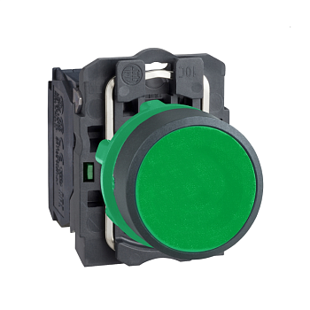 XB5AA31 | Кнопка с возвратом, зелёная, 1НО, Schneider Electric