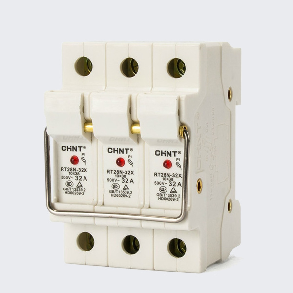 ch520488 | Держатель плавких вставок с индикацией RT28N-32X 10х38 3П, Chint 