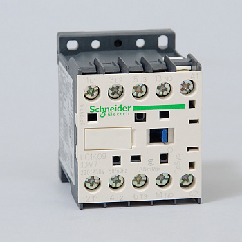LC1K0910M7 | Контактор, серия Tesys K, 3P, 9 А, AC3, 1 НО, 220В AC, Под винт, Schneider Electric