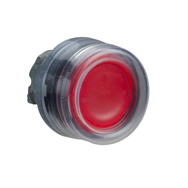 ZB4BW5437 | Головка кнопки с подсветкой, красная, защищенная, Schneider Electric